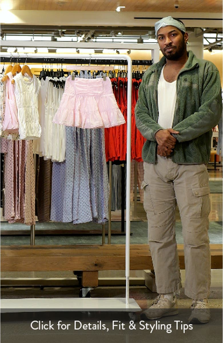 Kids' Smocked Waist Cotton Peasant Skirt, sales video thumbnail