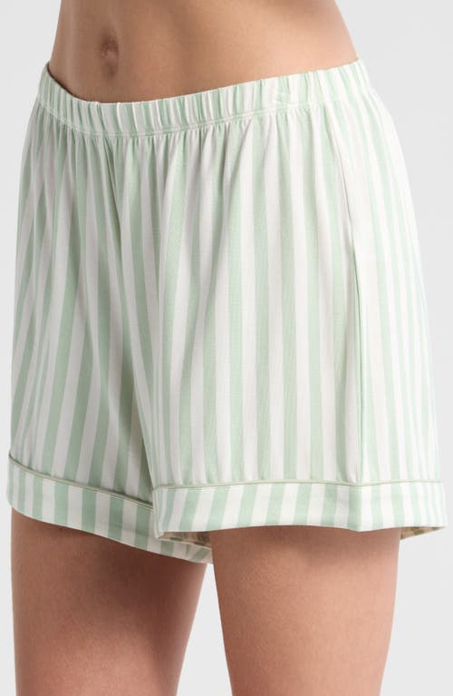 Nordstrom Moonlight Eco Long Sleeve Short Pajamas In Green