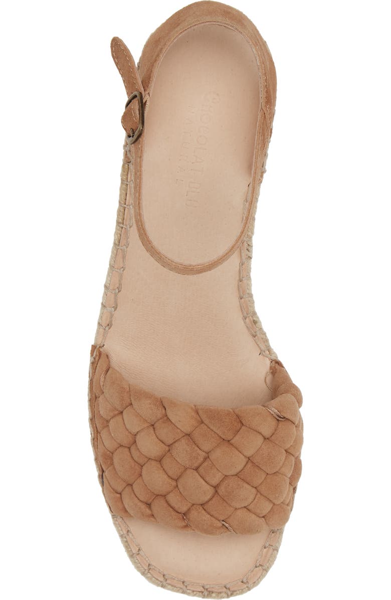 Chocolat Blu Irina Espadrille Platform Wedge Sandal, Alternate, color,