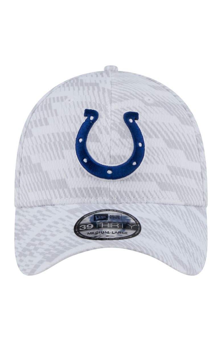 New Era Men's New Era  White Indianapolis Colts Gameday Graded 39THIRTY Flex Hat, Alternate, color, 
