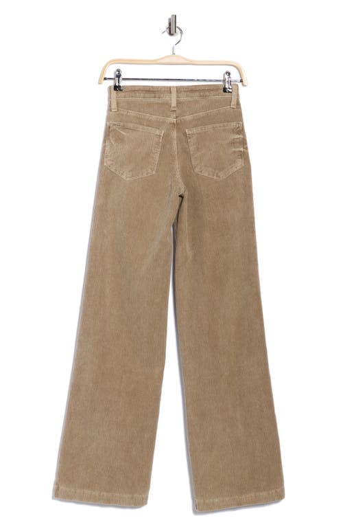 L'agence Scottie High Rise Wide Leg Jeans In Brown