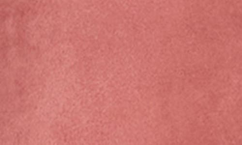 Donna Morgan For Maggy Short Sleeve Faux Suede Fit & Flare Minidress In Pink
