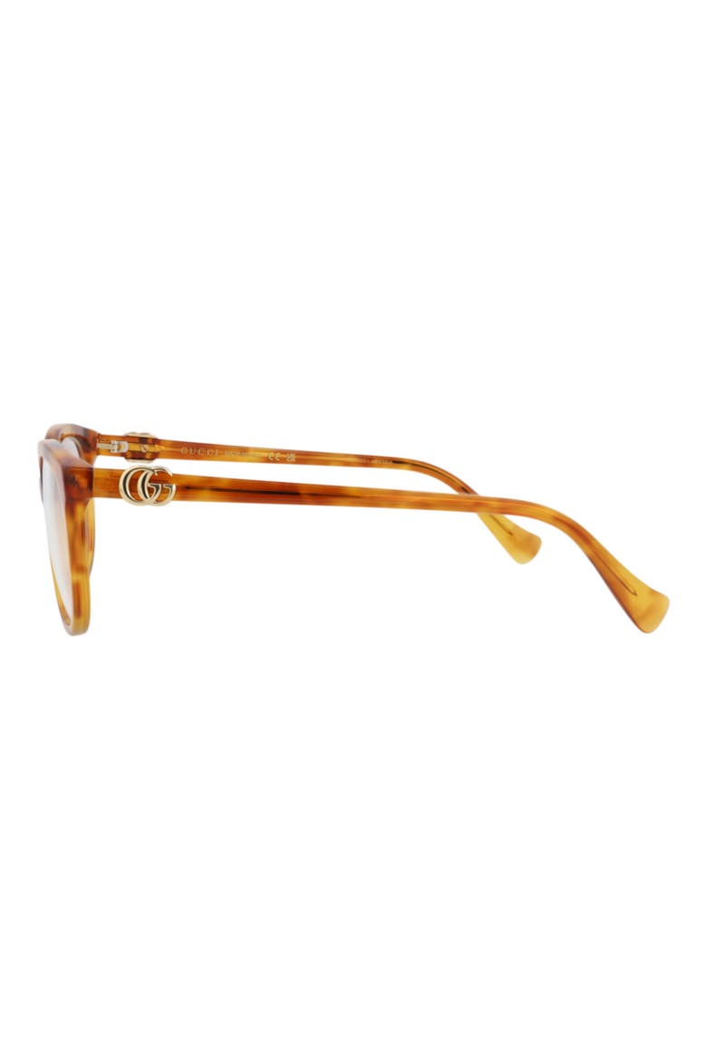 54mm Square Optical Glasses, Alternate, color, HAVANA HAVANA TRANSPARENT