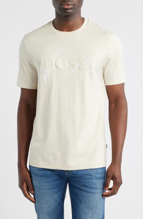 Thompson Embossed Logo Graphic T-Shirt