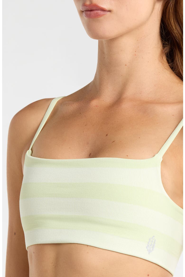 FP Movement Remember My Name Stripe Bra, Alternate, color, WHIPPED LIME COMBO