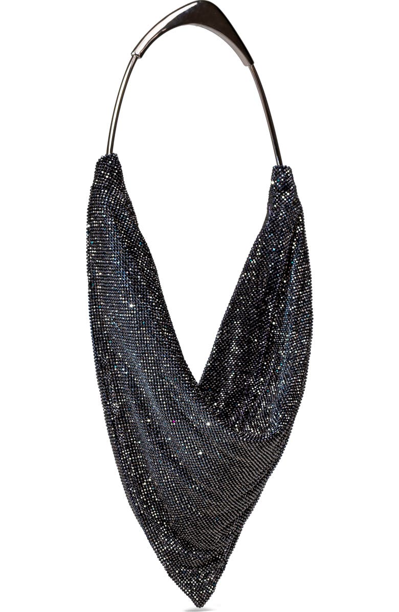 Benedetta Bruzziches Ursula Crystal Mesh Shoulder Bag, Alternate, color,