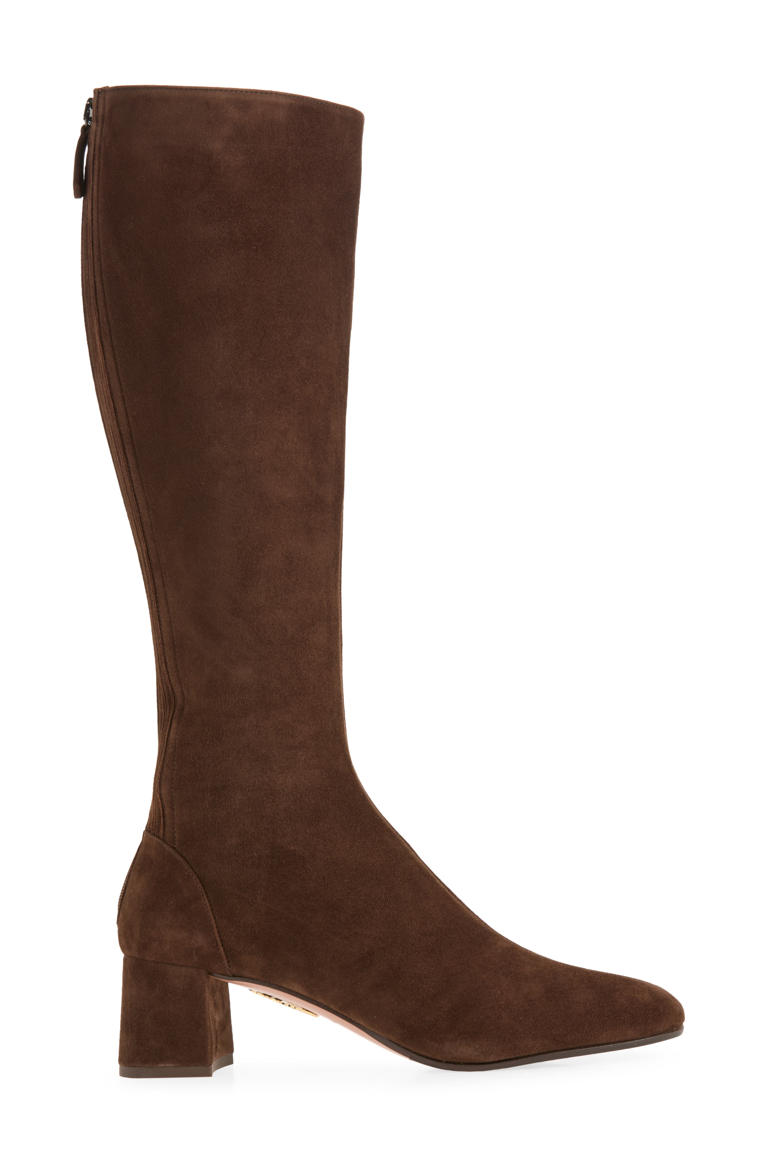 Saint Honore Suede Knee High Boot, Alternate, color, ESPRESSO
