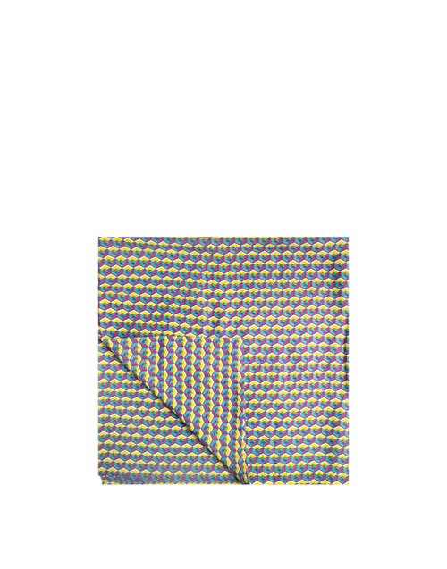 La Doublej Medium Tablecloth (180x280) Cubo Giallo/fuxsia In Cubo Giallo/fuxsia