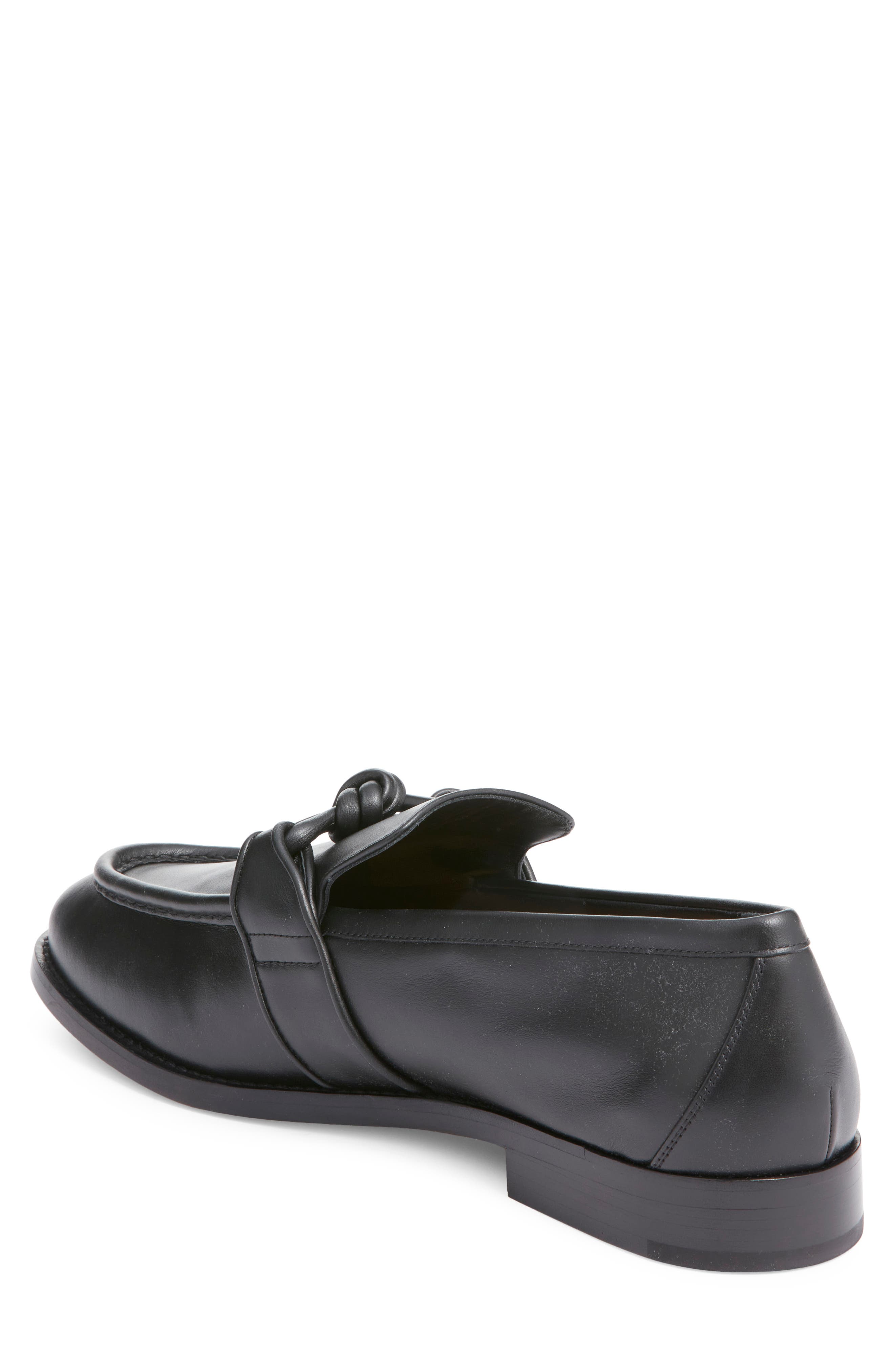 Bottega Veneta Astaire Knot Bit Loafer, Alternate, color, 1000 Black