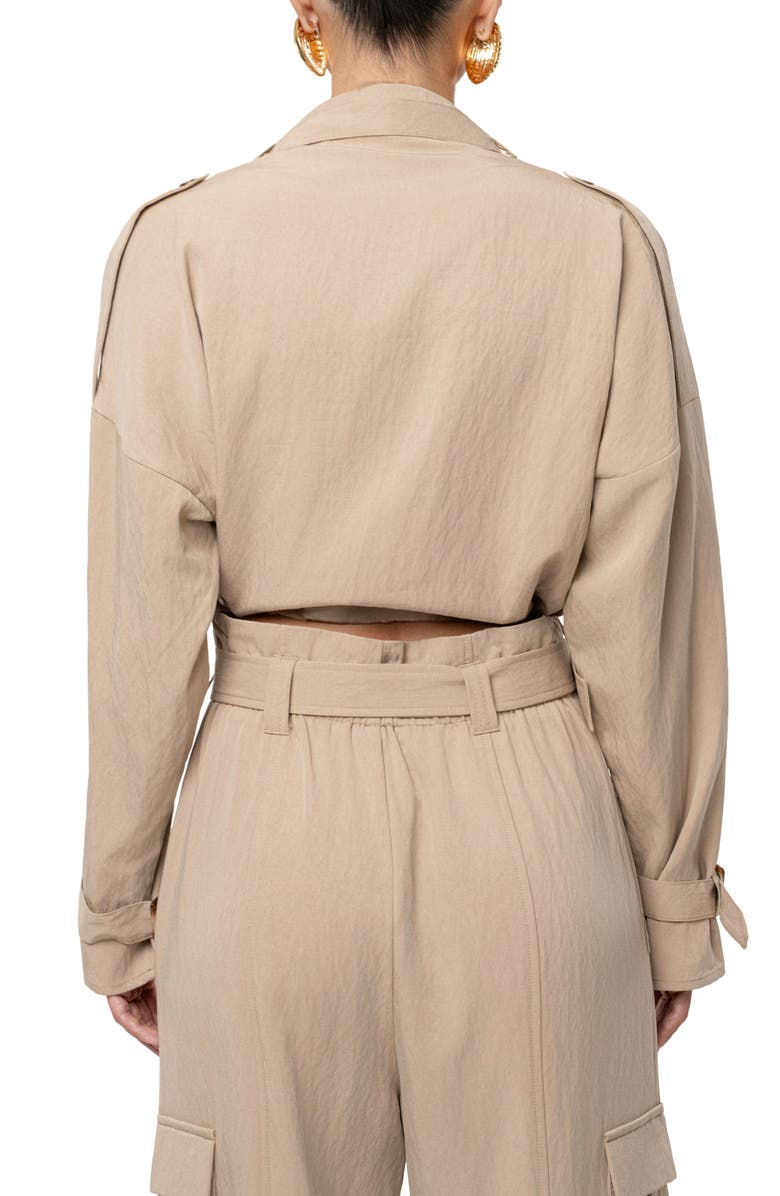 JLUXLABEL Wanderlust Long Sleeve Crop Top, Alternate, color,