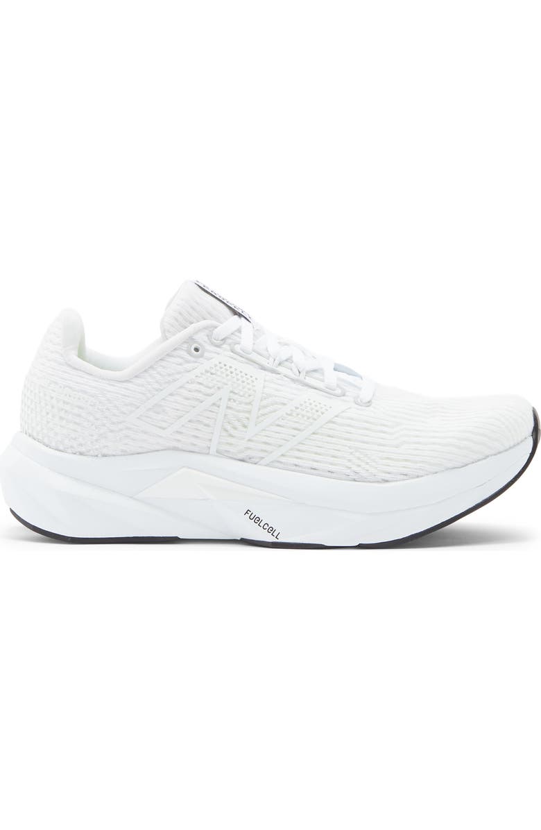 New Balance FuelCell Propel V5 Running Shoe, Alternate, color, White/ White