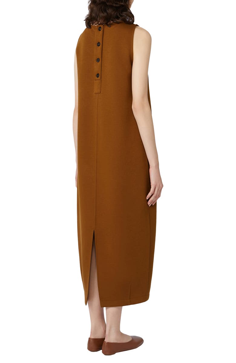 MM by Max Mara Albio Sleeveless Shift Dress, Alternate, color, Tobacco