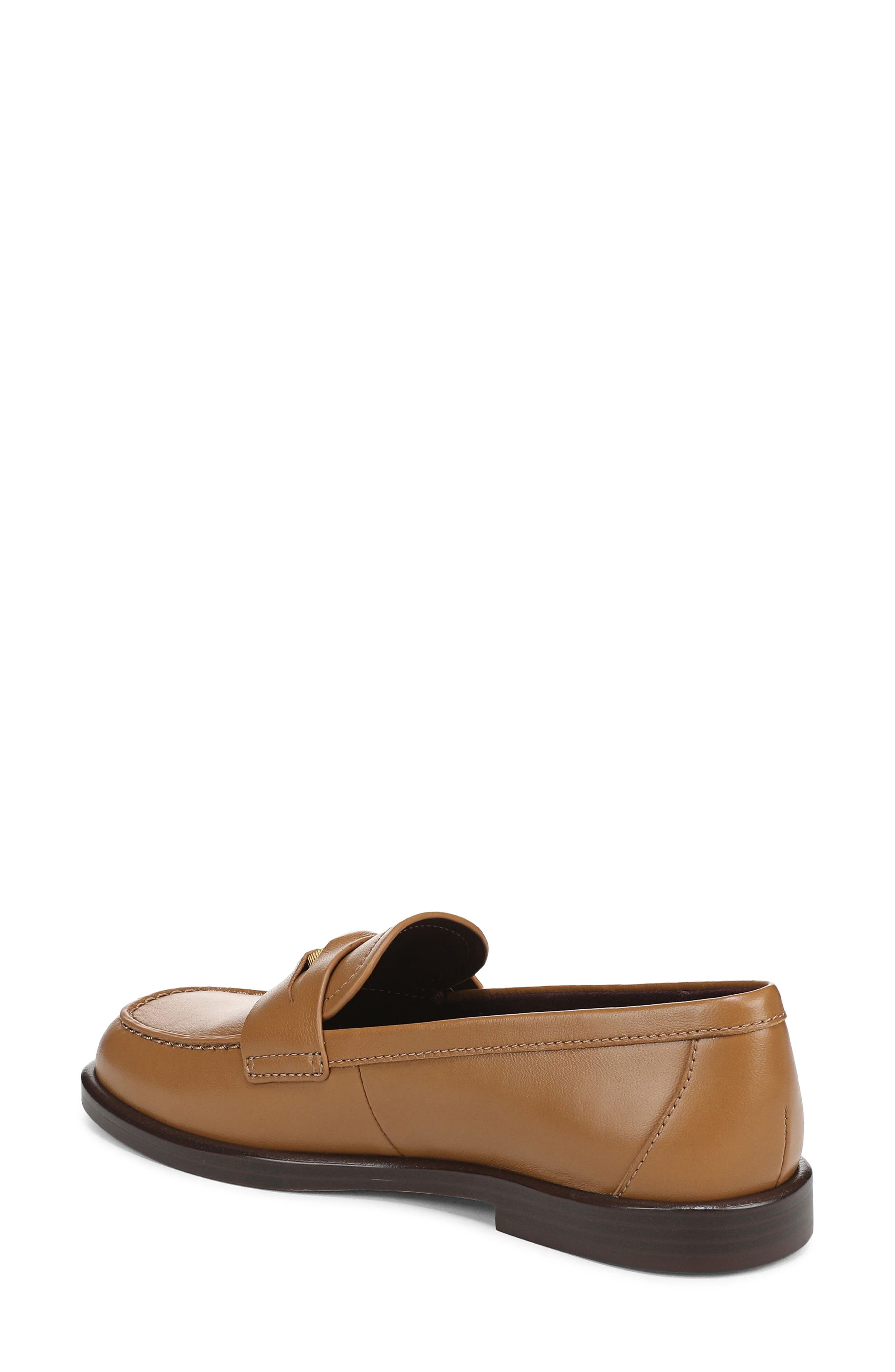 Bessy Coin Loafer, Alternate, color, BROWN LEATHER