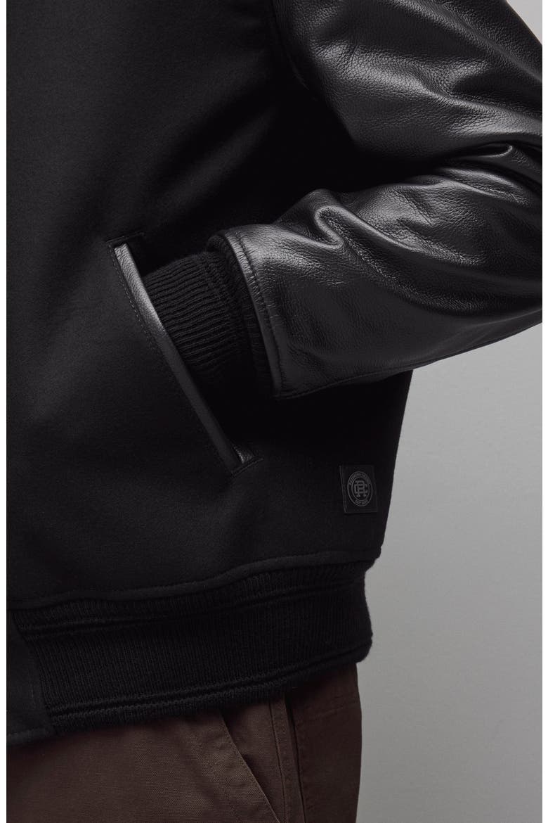 Wool & Cashmere Award Jacket, Alternate, color, BLACK