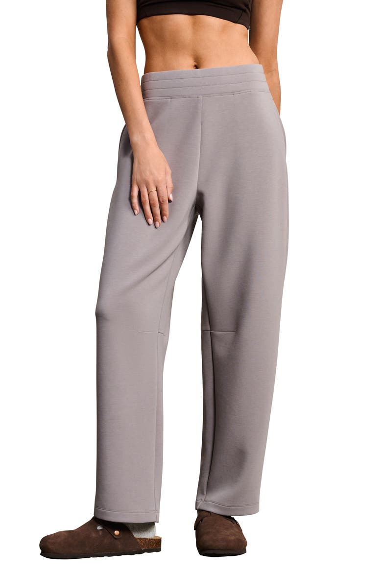 Dreamglow Barrel Leg Pants, Main, color, TAUPE MIST