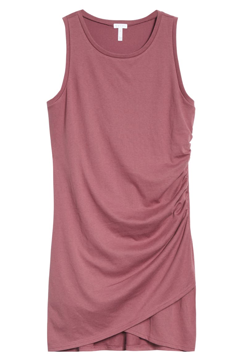 Leith Ruched Sheath Dress, Main, color, BURGUNDY ROSE