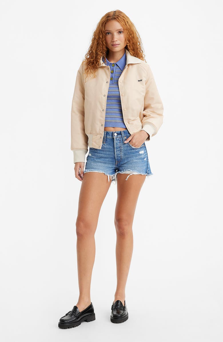 Levi's<sup>®</sup> 501<sup>®</sup> Original Cutoff Denim Shorts, Alternate, color, 