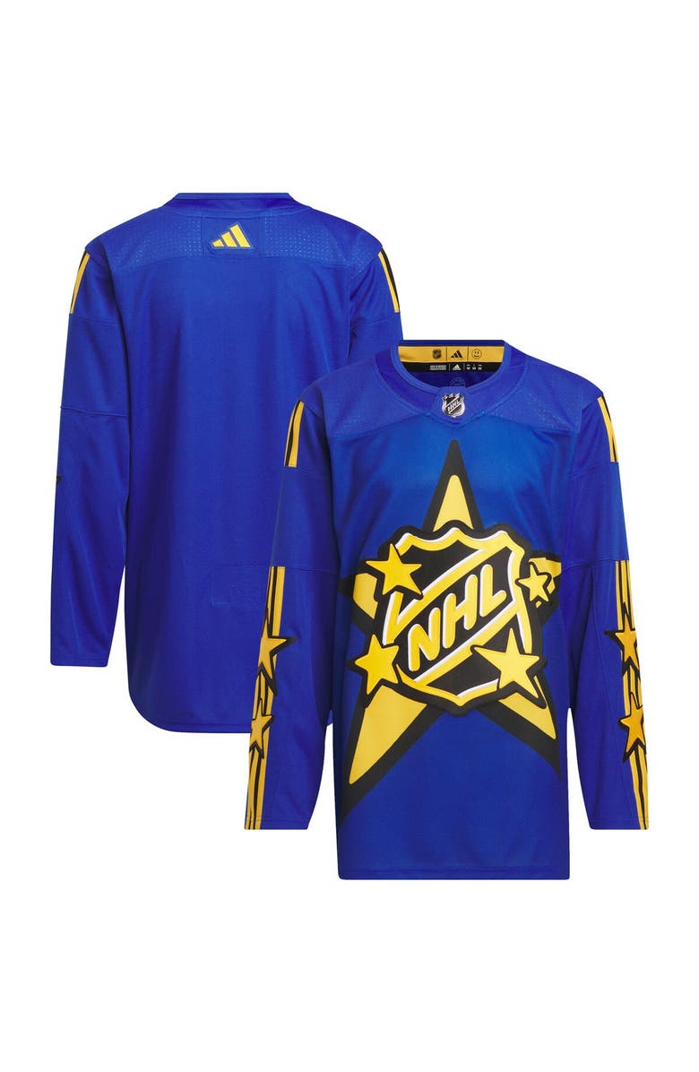 adidas Men's 2024 NHL All-Star Game adidas x drew house  Blue Primegreen Authentic Jersey, Main, color, 