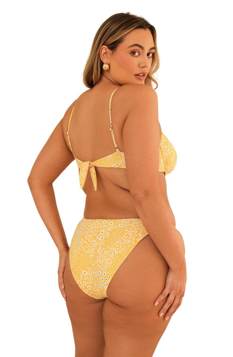 Dippin Daisys Diana Top, Alternate, color, Golden Ditsy