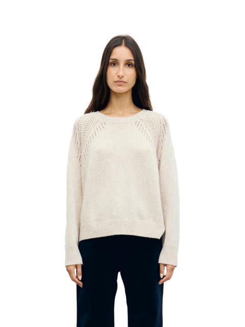 Risa Openwork Knit Sweater