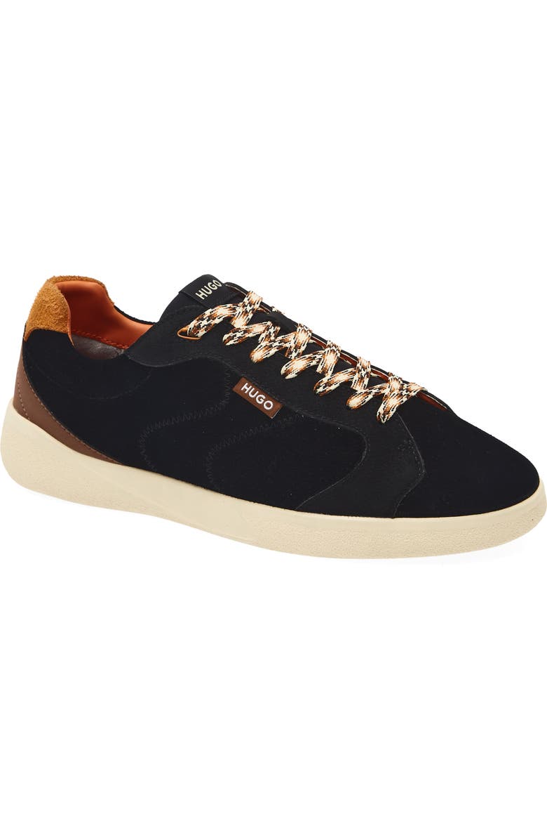 BOSS Riven Tennis Sneaker, Main, color, Black