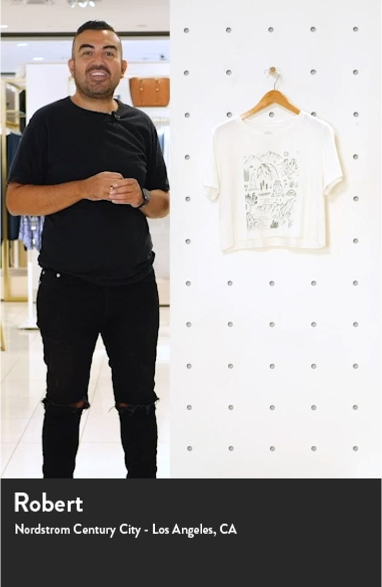 Iconic National Parks Crop Graphic Tee, sales video thumbnail