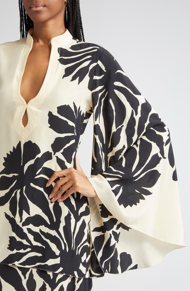 Johanna Ortiz Loveland Silk Crêpe de Chine Top, Alternate, color, 