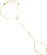 BY ADINA EDEN CZ Multi Flower Clusrer Hand Chain
