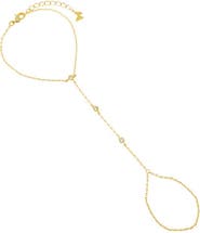 BY ADINA EDEN CZ Multi Flower Clusrer Hand Chain