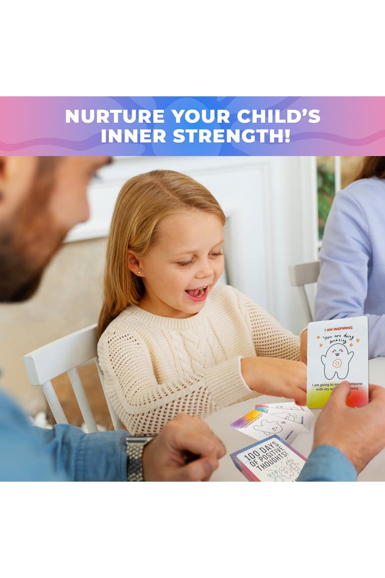 Positive Affirmation and Meditation Kids Cards, Alternate, color, Affirmation Kids
