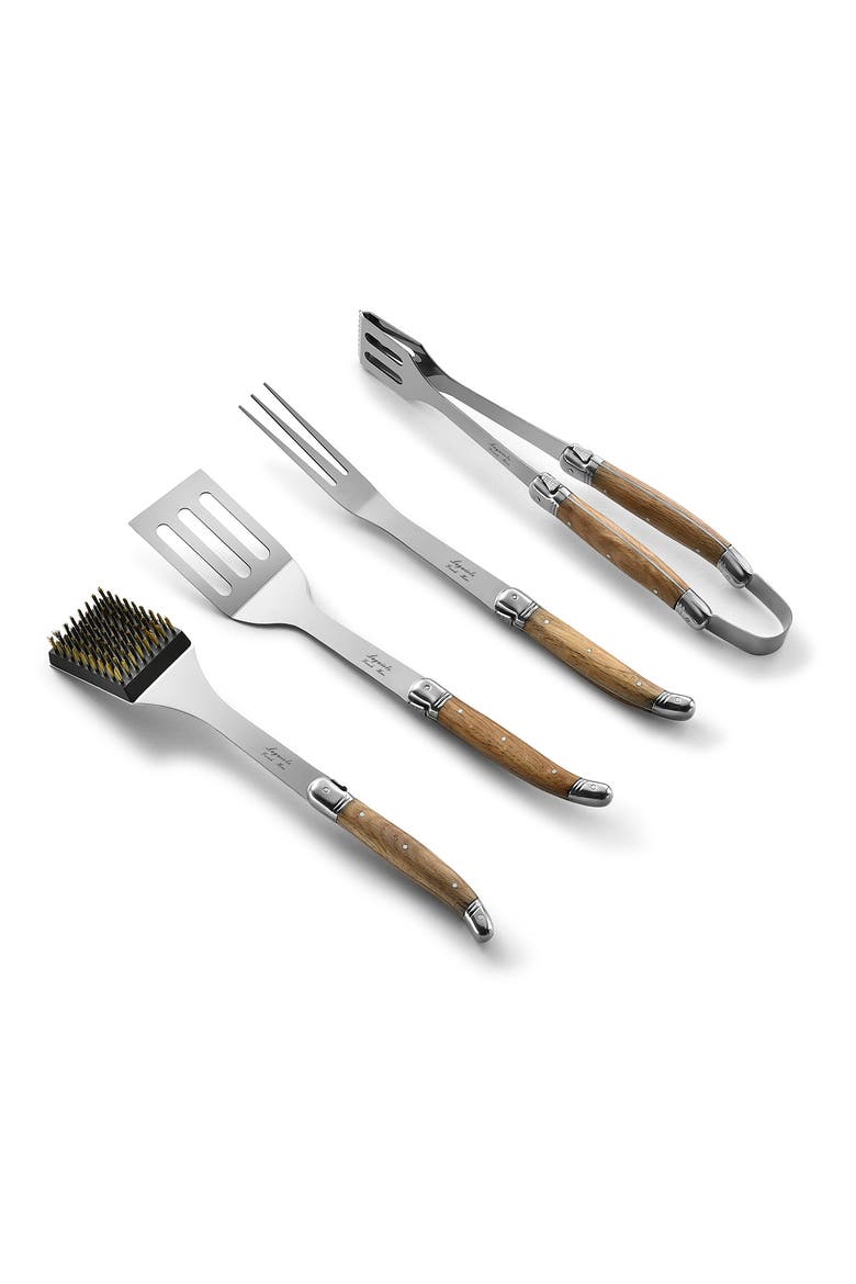 Laguiole 4-Piece Grilling Set, Alternate, color, OAK WOOD