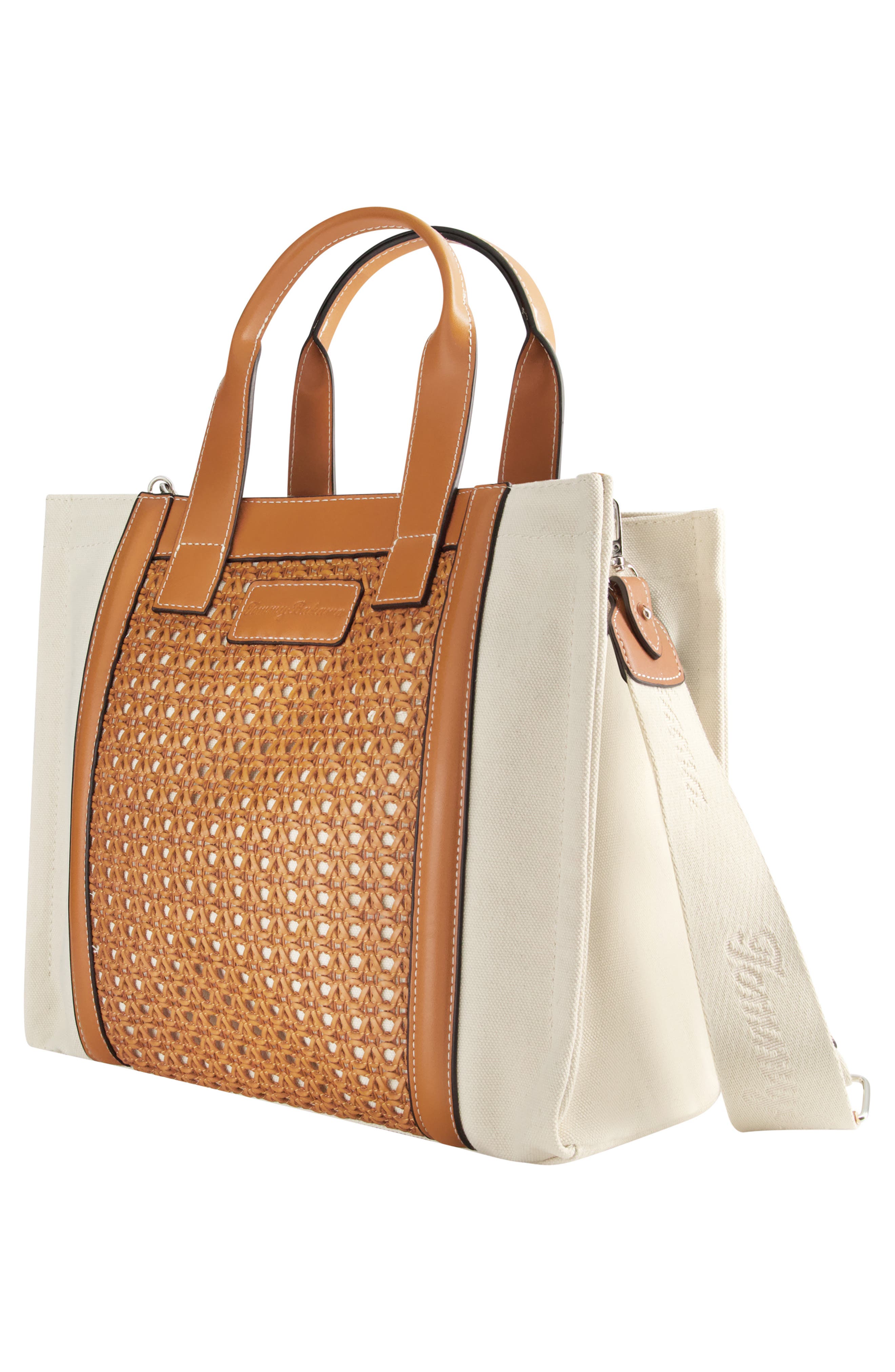 Tommy Bahama Woven Medium Tote Bag, Alternate, color, Brown