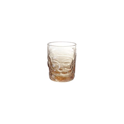Santa Head Glass with Electroplated Detail
