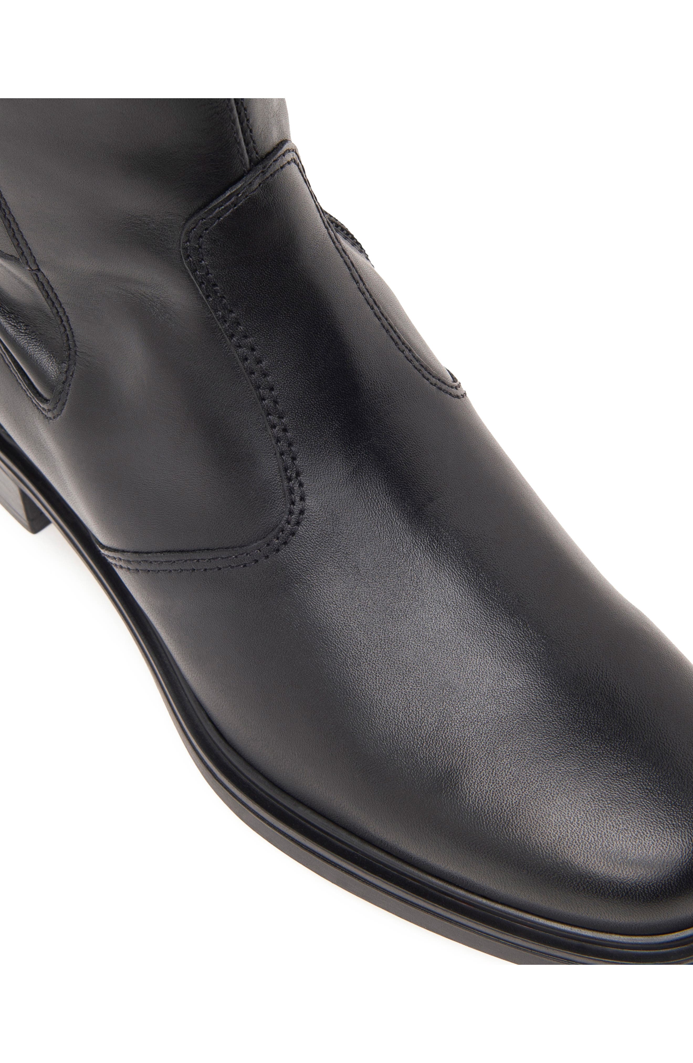 NeroGiardini Block Heel Tall Boot, Alternate, color, Black