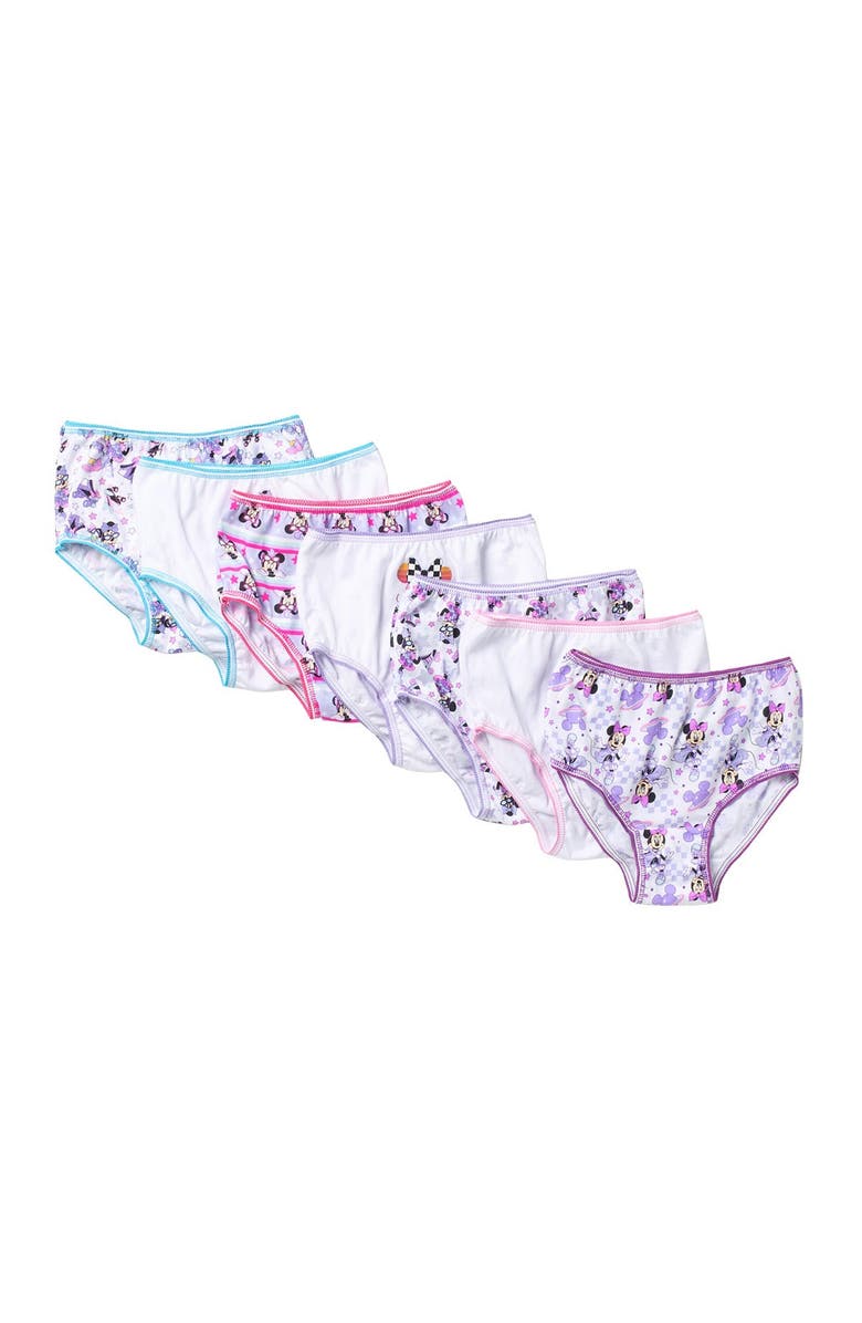 HANDCRAFT Disney's Minnie Mouse Underwear - Pack of 7, Main, color, 