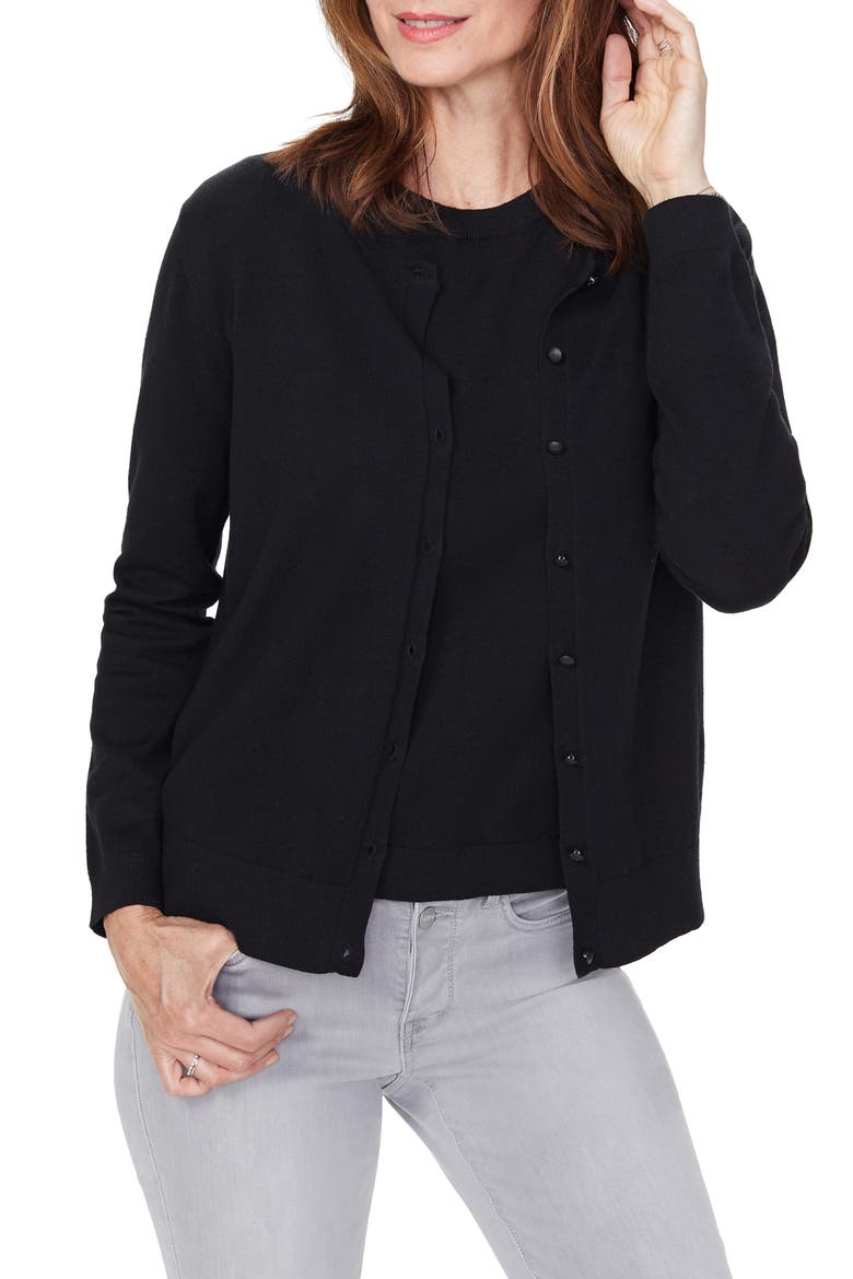 Twin Cardigan, Main, color, BLACK