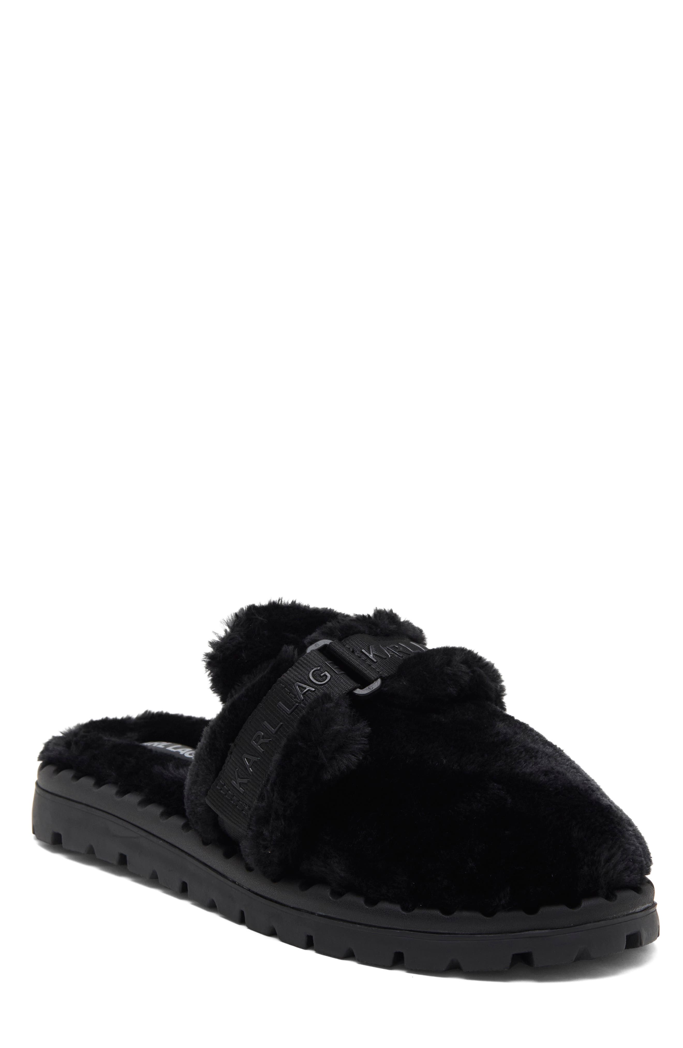 Faux Fur Clog