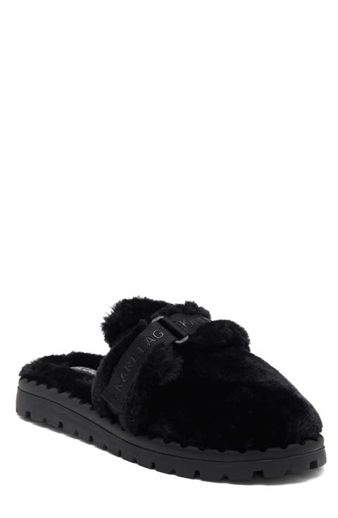 Faux Fur Clog