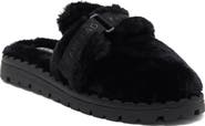 KARL LAGERFELD PARIS Faux Fur Clog