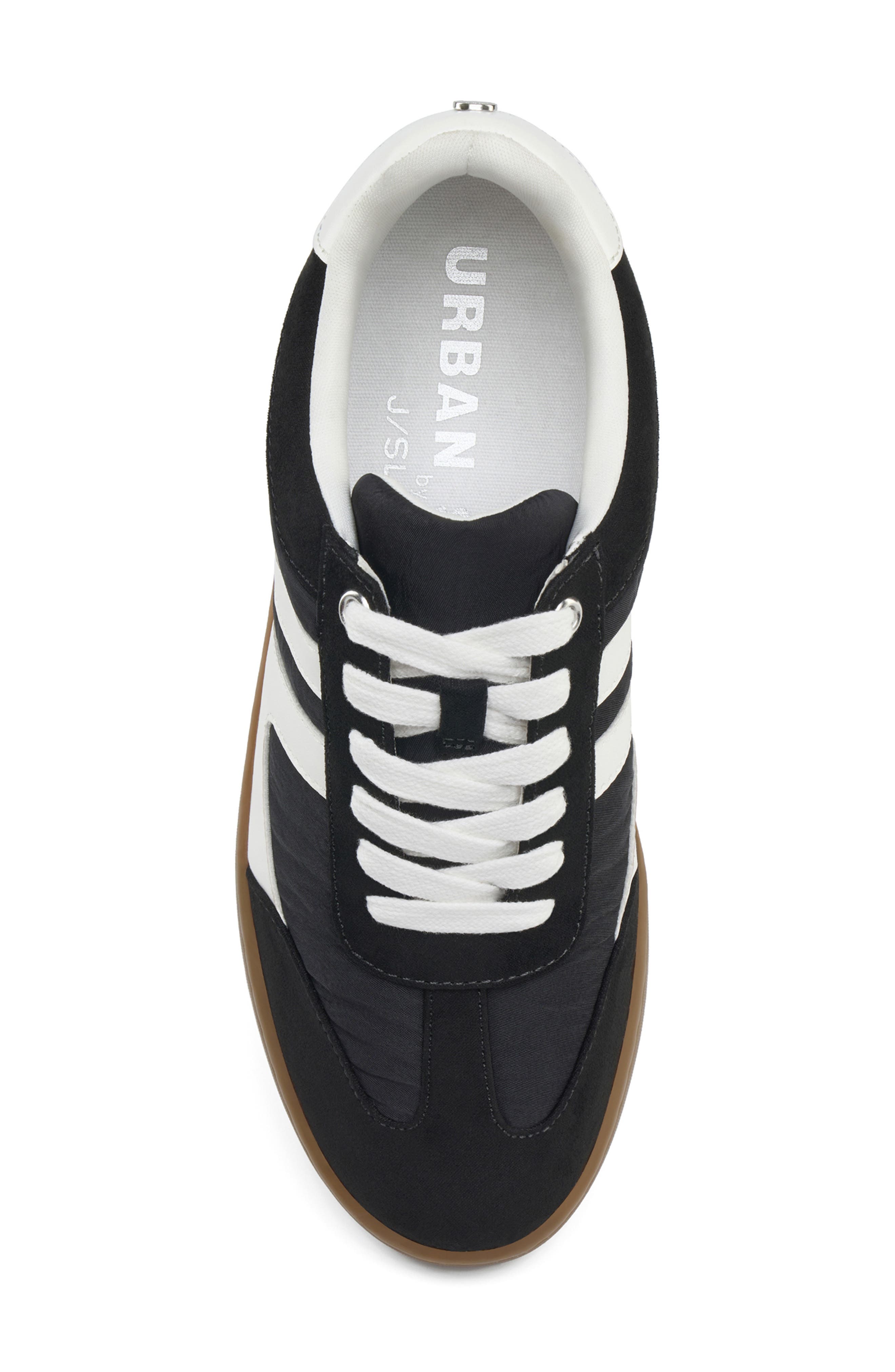 JSlides Pippa Low Top Sneaker, Alternate, color, Black