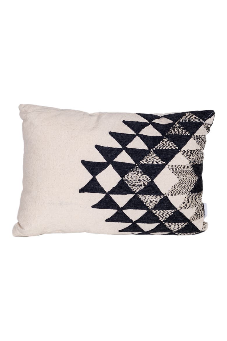 Geometric Accent Pillow, Main, color, BEIGE