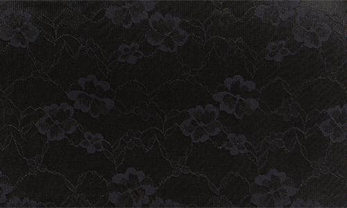 Open Edit Long Sleeve Lace Body-con Dress In Black