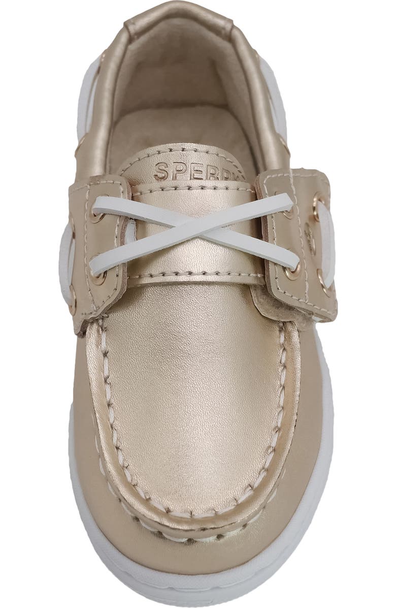 Sperry Cup II Metallic Boat Shoe, Alternate, color, Gold Metallic