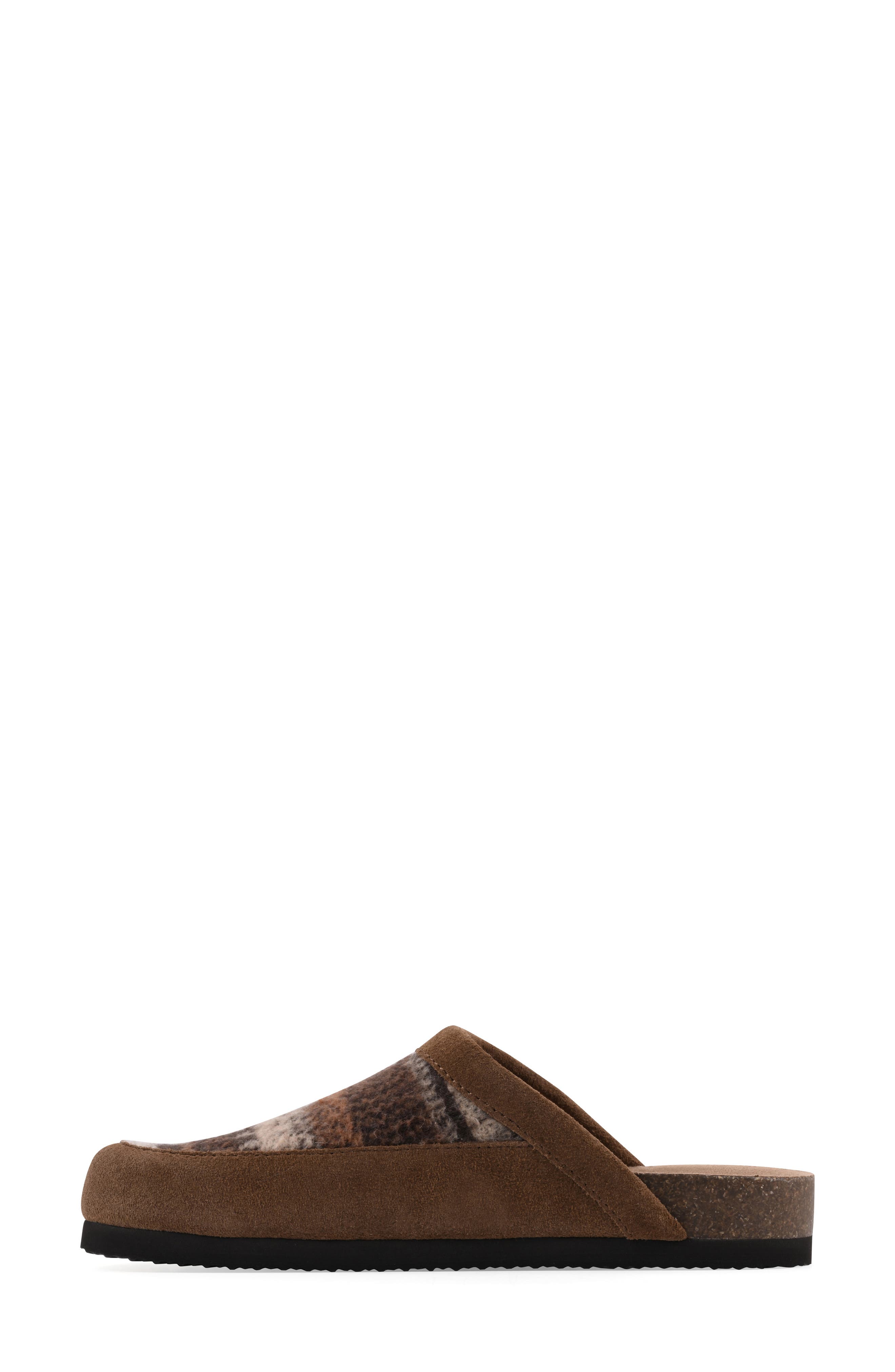 White Mountain Footwear Benday Clog, Alternate, color, Chestnut/ Multi