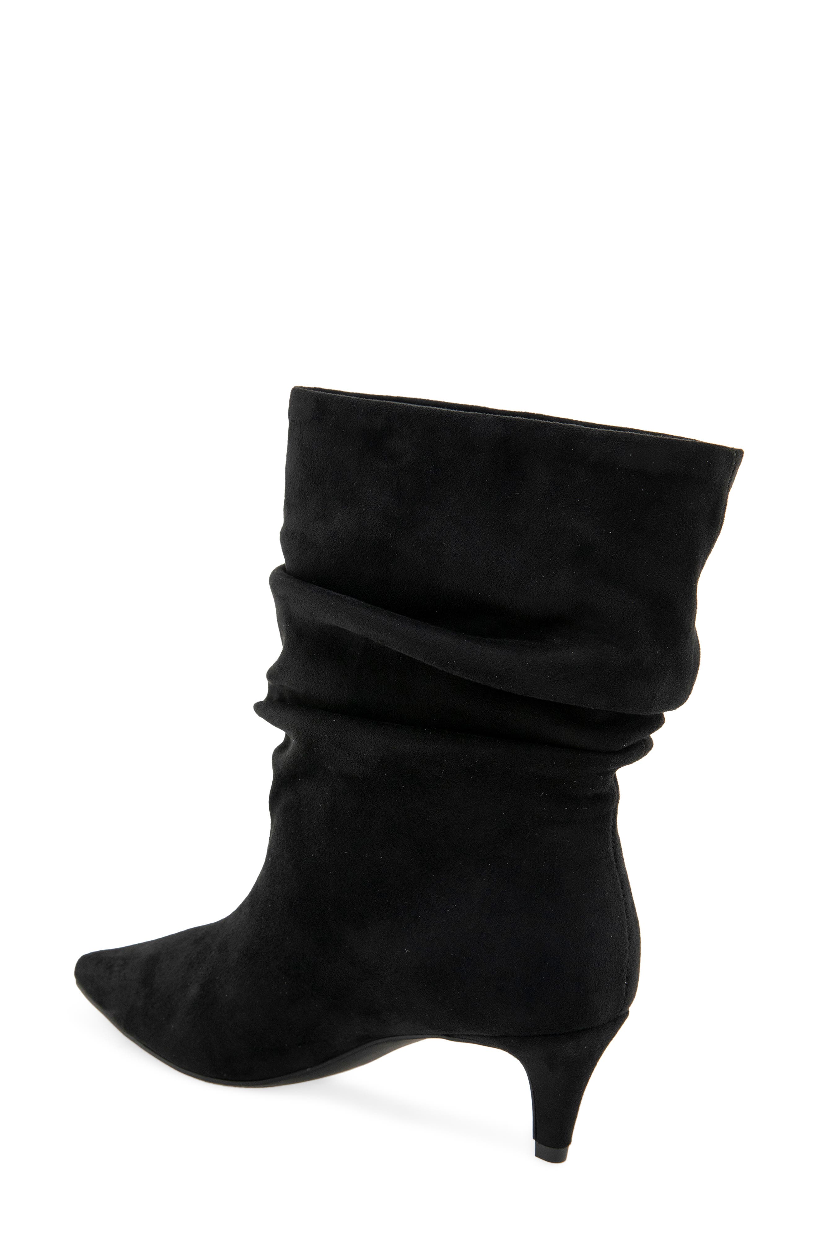 Mysha Pointed Toe Bootie, Alternate, color, BLACK