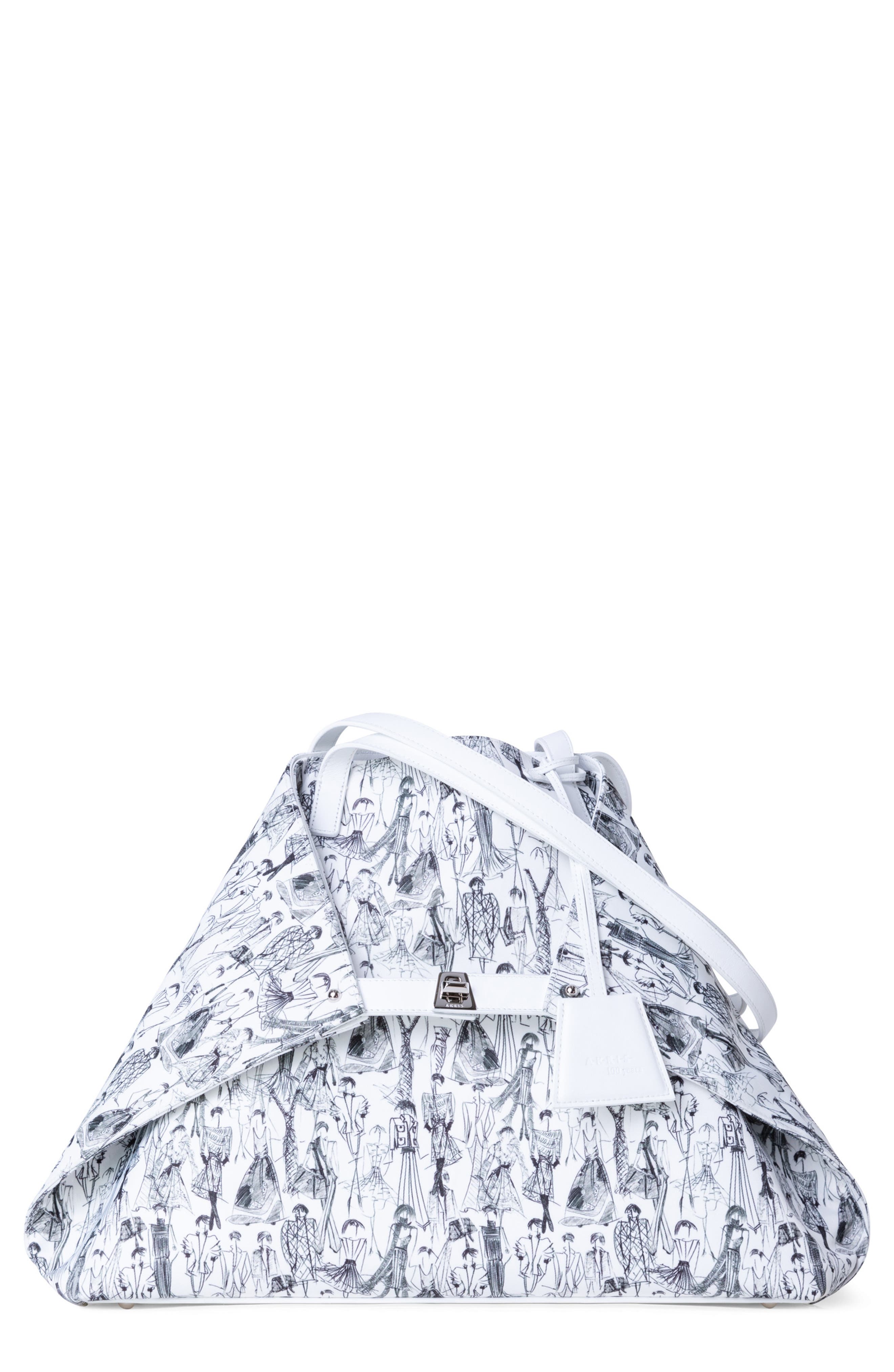 Akris Medium AI Albert Croquis Convertible Tote, Main, color, 