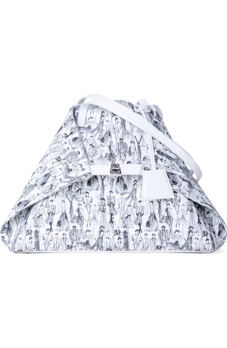 Akris Medium AI Albert Croquis Convertible Tote, Main, color,