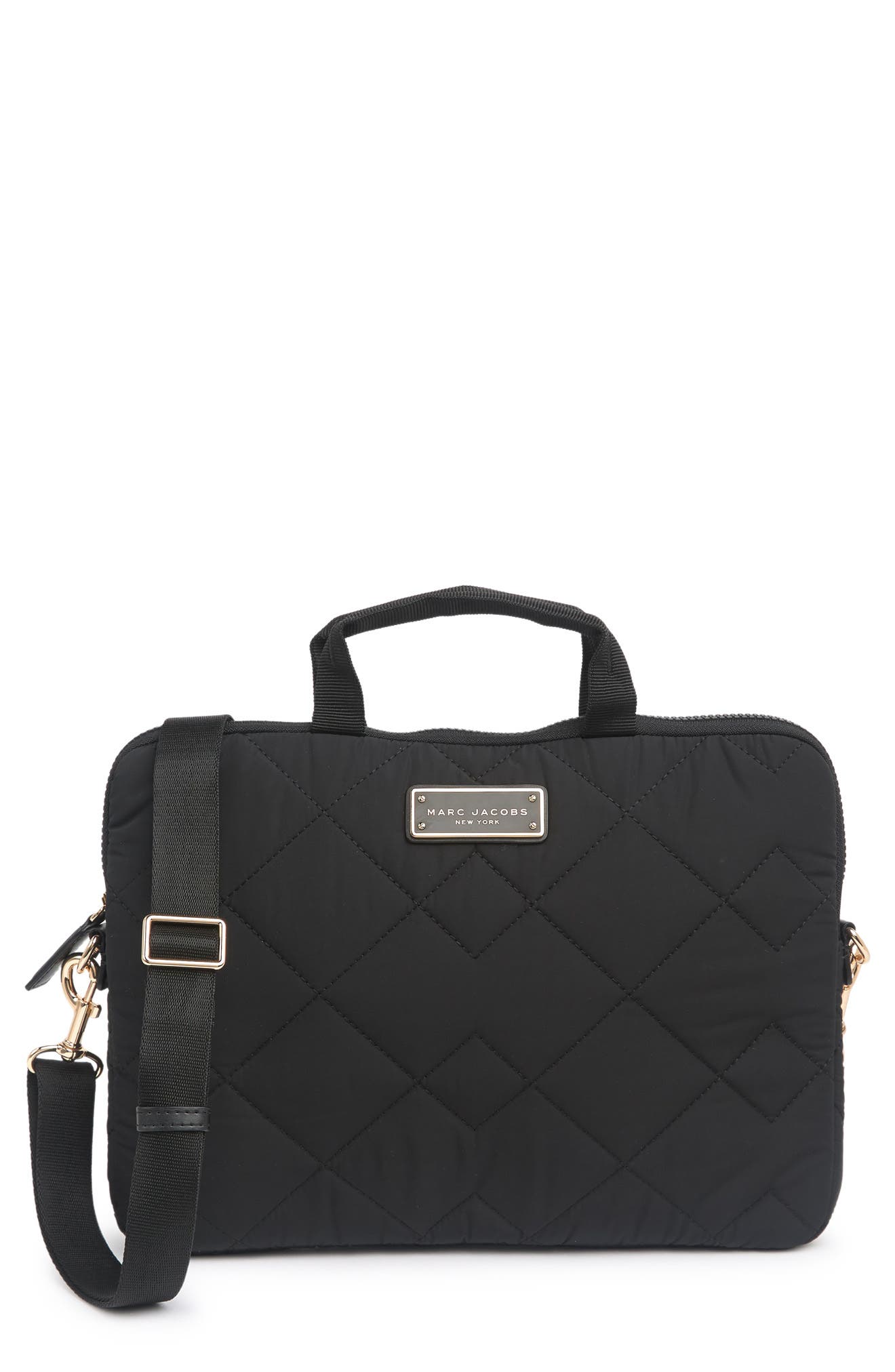 Marc Jacobs Quilted Nylon Laptop Bag