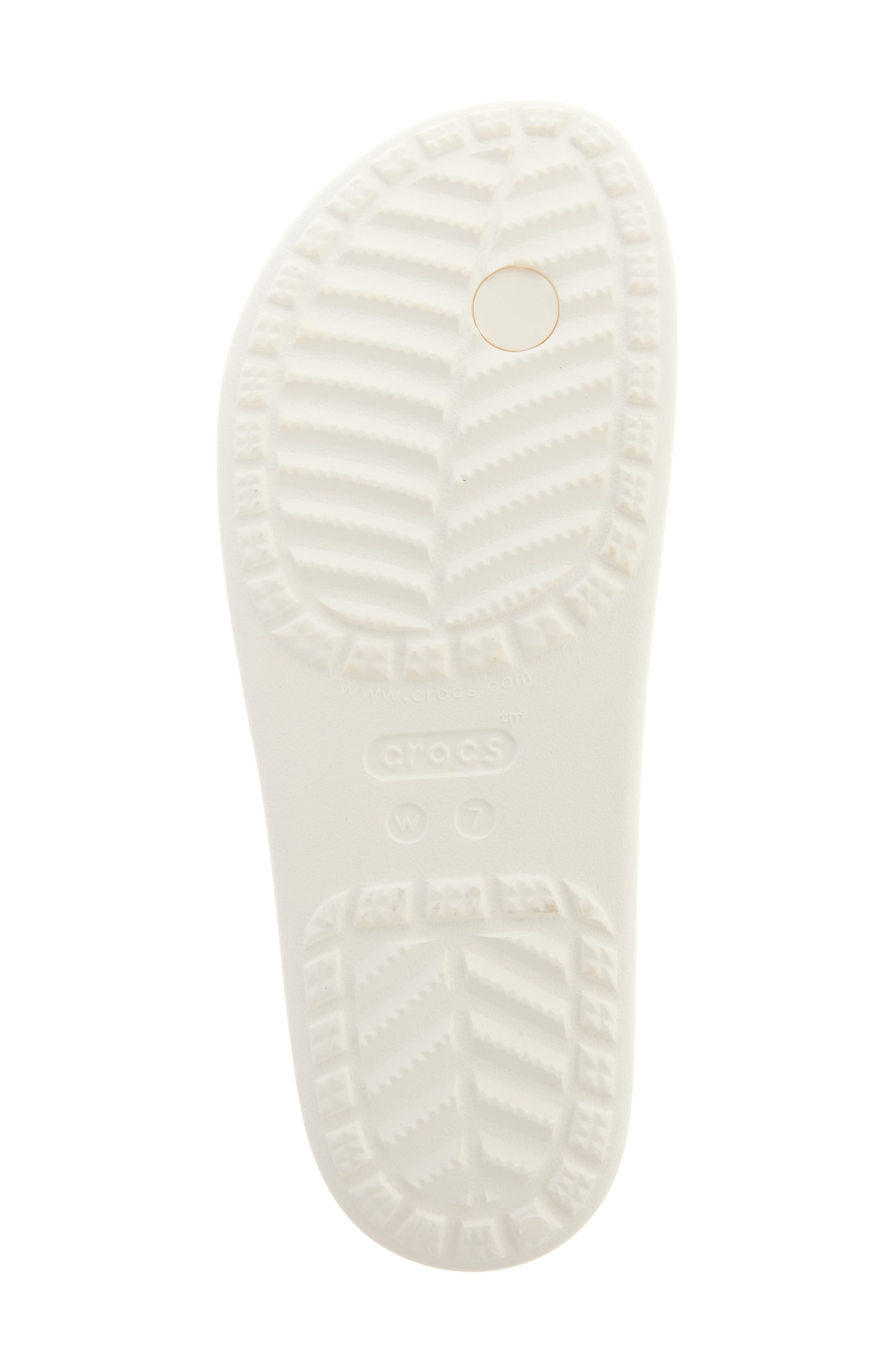 Sloane Glitter Platform Flip-Flop Sandal, Alternate, color, WHITE