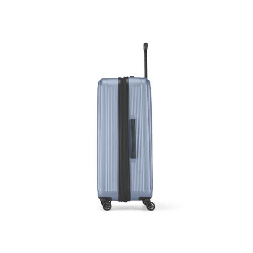 Bugatti Singapore Hardside Check-in Large Luggage With Expansion In Metallic Blue